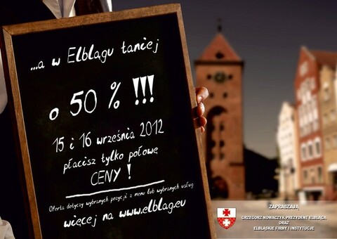 Elbląg za pół ceny