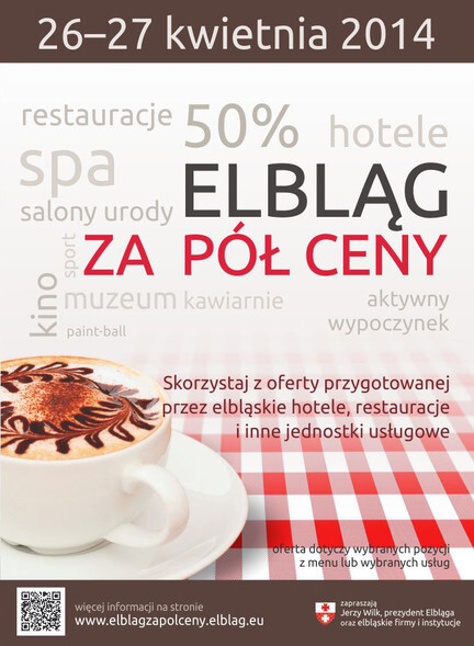 Elbląg za pół ceny