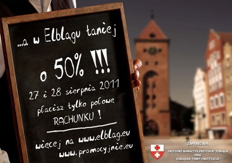 Elbląg za pół ceny - zobacz gdzie skorzystasz z promocji