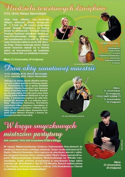 Elbląska Orkiestra Kameralna na wiosnę