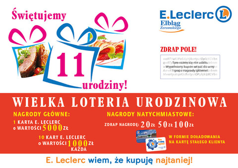 Elbląski E.Leclerc świętuje 11. urodziny