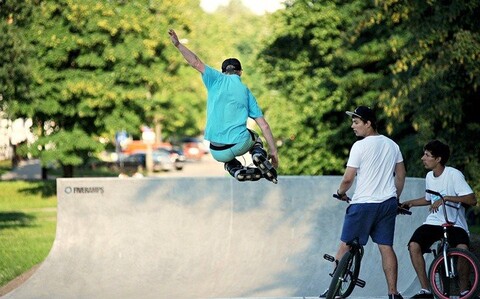 Skatepark w stanie gotowości