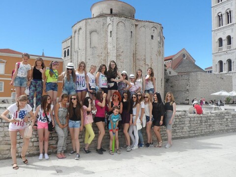 Elbląskie cheerleaderki na mistrzostwach Europy