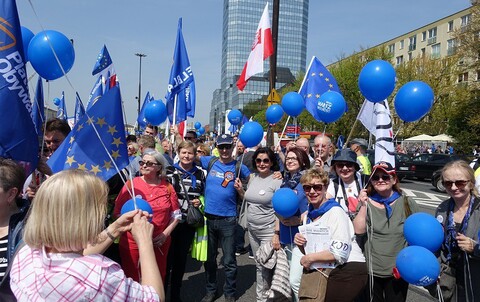 Elblążanie na Marszu Wolności