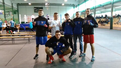 Elblążanie na zawodach (boks)