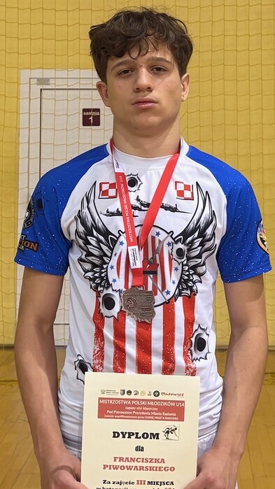 Elblążanin medalistą Polski w zapasach!