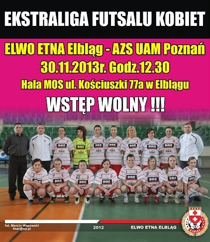 Elwo Etna zaprasza na mecz (futsal)