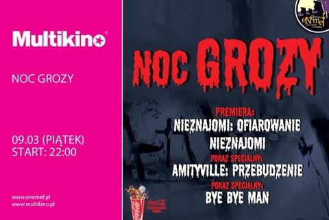 ENEMEF: Noc Grozy - on wygrał bilety