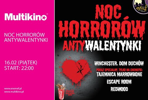 ENEMEF: Noc Horrorów – Antywalentynki w Multikinie