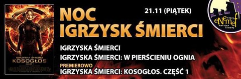 ENEMEF: Noc Igrzysk Śmierci 21 listopada w Multikinie