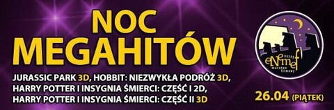 ENEMEF: Noc Megahitów 26 kwietnia w Multikinie