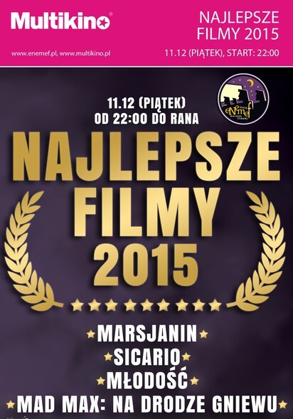 ENEMEF: Noc Najlepszych Filmów 2015 - on wygrał bilety