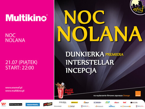 ENEMEF: Noc Nolana z premierą Dunkierki w Multikinie