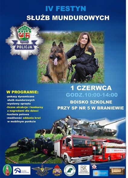 Festyn służb mundurowych w Braniewie