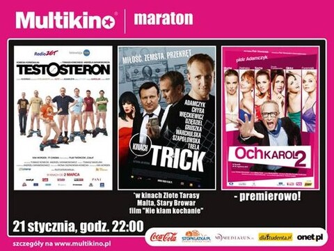 Filmowa noc z Piotrem Adamczykiem