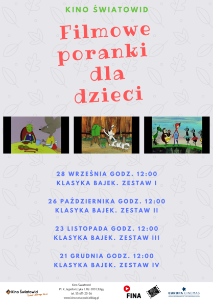 Filmowe Poranki w kinie Światowid