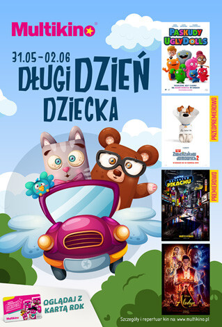 Filmowy długi Dzień Dziecka w Multikinie