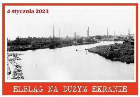 Flisacy w Elblągu. Na dużym ekranie