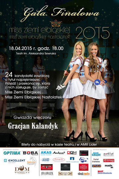 Gala Miss Ziemi Elbląskiej 2015: oni wygrali zaproszenie