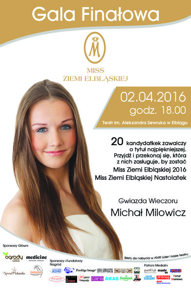 Gala Miss Ziemi Elbląskiej 2016: oni wygrali zaproszenia