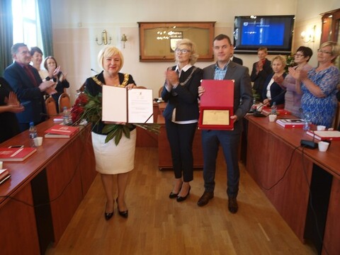 Genowefa Kwoczek Honorowym Obywatelem Gminy Elbląg