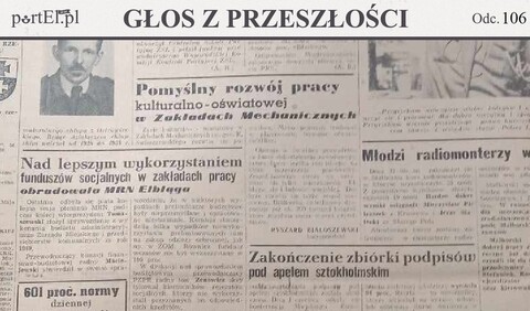 Podkreślano wysokie uświadomienie społeczeństwa elbląskiego (Głos z przeszłości, odc. 106)