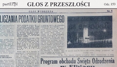 Ulice Elbląga oświetlać będzie 500 latarni (Głos z przeszłości, odc. 153)