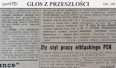 „Naraził pracowników gazowni na stratę czasu” (Głos z przeszłości, odc. 192)