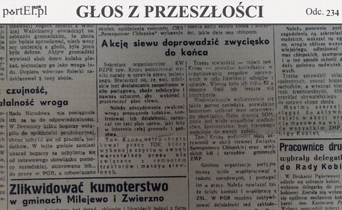 Załoga odlewni zwróciła się z apelem (Głos z przeszłości, odc. 234)
