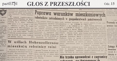 Rodziny robotnicze mieszkają w pięknych domach(Głos z przeszłości, odc. 15)