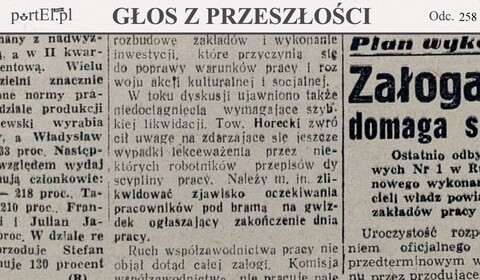 Niedociągnięcia wymagające szybkiej likwidacji (Głos z przeszłości, odc. 258)