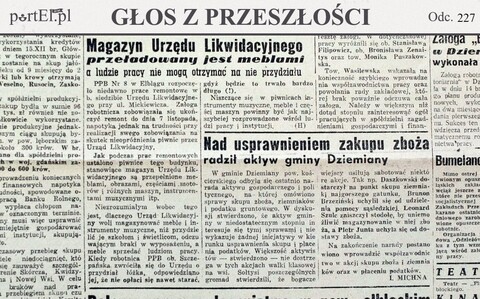 Meble sprzedać ludziom pracy (Głos z przeszłości, odc. 227)