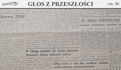 Ani jednego niedostatecznego stopnia (Głos z przeszłości, odc. 30)