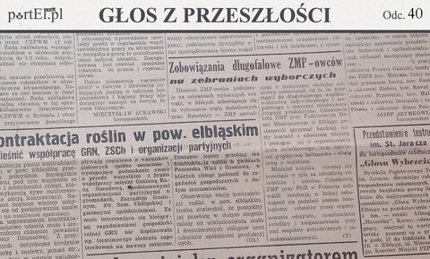 Postanawiają uczcić swe święto wzmożoną pracą (Głos z przeszłości, odc. 40)