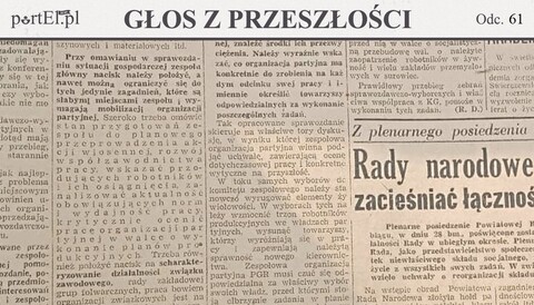 Duże braki w dyscyplinie partyjnej (Głos z przeszłości, odc. 61)