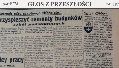 Wagony stoją bezużytecznie w Elblągu (Głos z przeszłości, odc. 187)