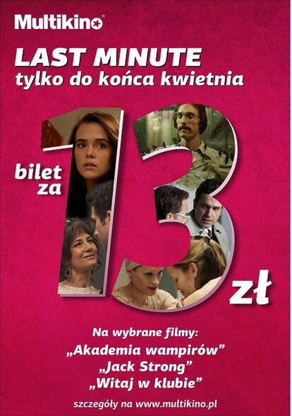 Gorące tytuły za 13 zł w Multikinie