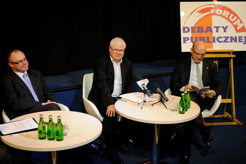 Prof. Jerzy Hausner na Forum Debaty Publicznej