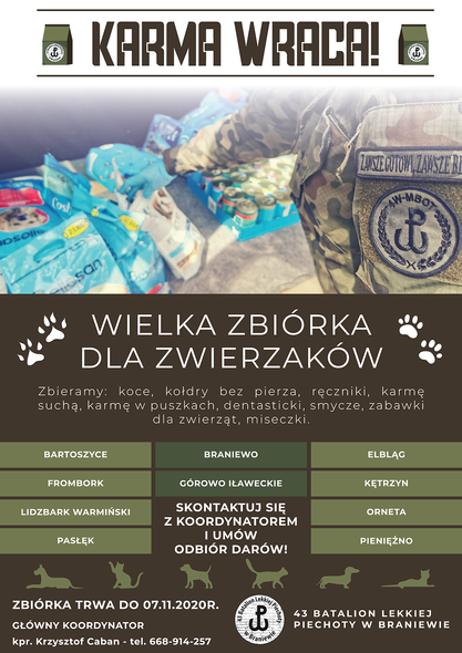Akcja na rzecz zwierząt: Karma Wraca