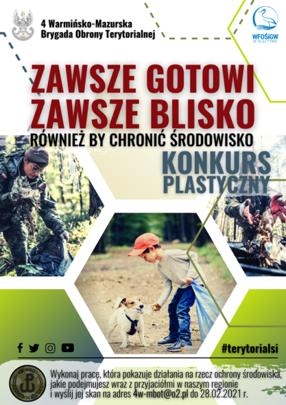 Konkurs. „Zawsze gotowi, zawsze blisko – również, by chronić środowisko”