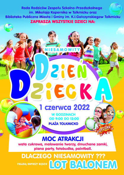 Niesamowity Dzień Dziecka w Tolkmicku
