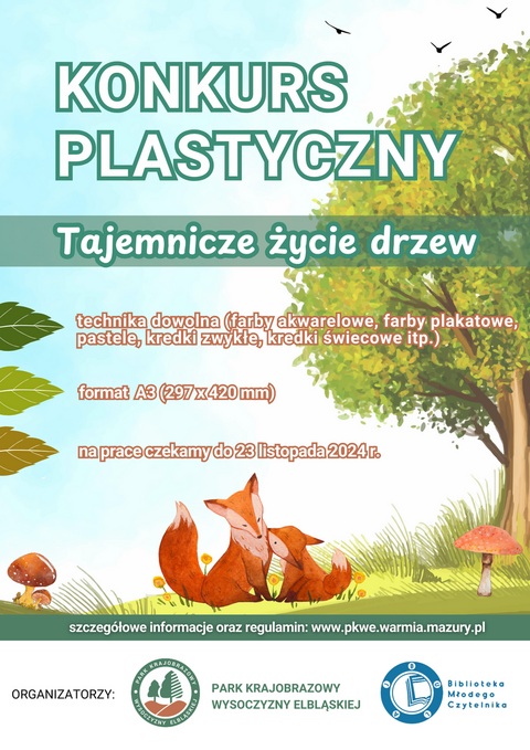 Konkurs plastyczny „Tajemnicze życie drzew”