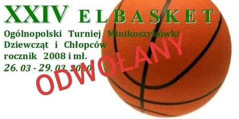 Elbasket odwołany z powodu zagrożenia wirusem