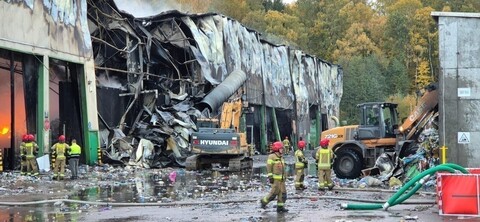 Pożar w ZUO. Są wyniki jakości powietrza