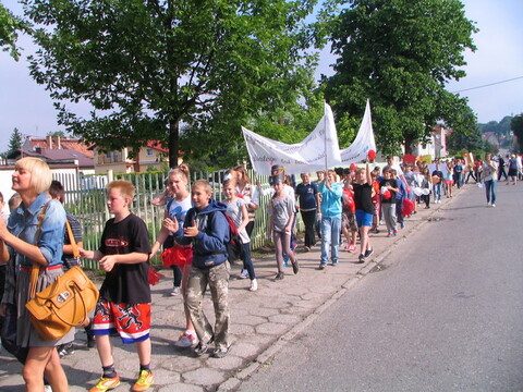 Happening na cześć patrona SP 16