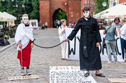 Ręce precz od Polski. Happening na Starym Mieście