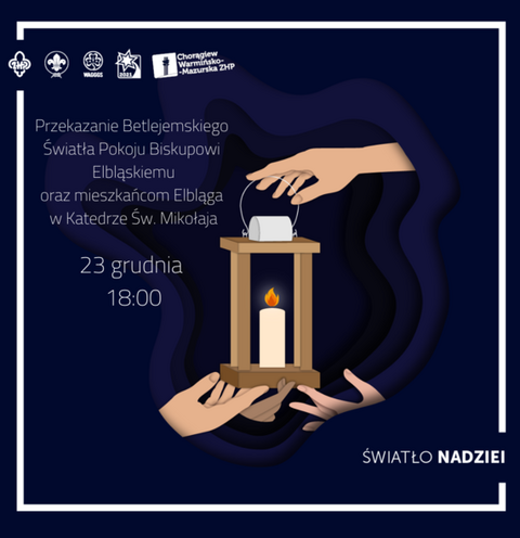 Harcerze przekażą Betlejemskie Światło Pokoju