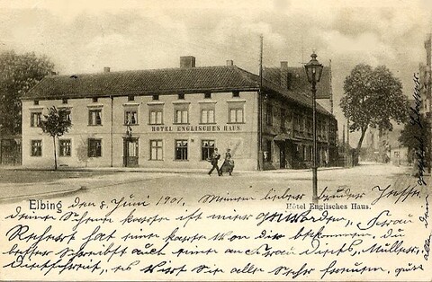 Dawno temu w Elblągu... w hotelu „Englisches Haus” wybuchł pożar