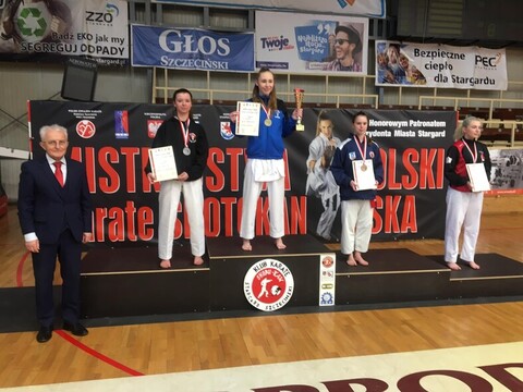 Elblążanka ze srebrem w karate