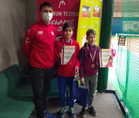 Igor z brązowym medalem mistrzostw Polski (tenis ziemny) 